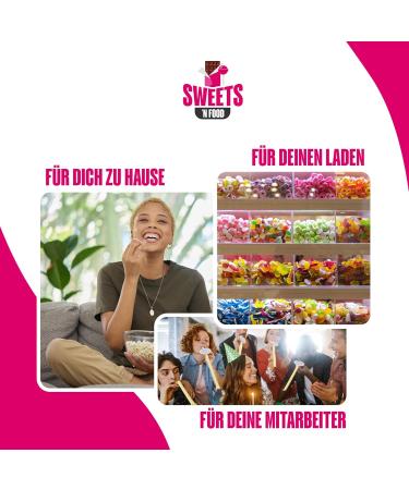Ahoj-Brause Fizzy Candy Sticks Bucket (100 pcs 2.3kg) | Stylish SWEETS'N FOOD Packing Tape Included - International Shipping Available - Buy Online on GoSupps.com