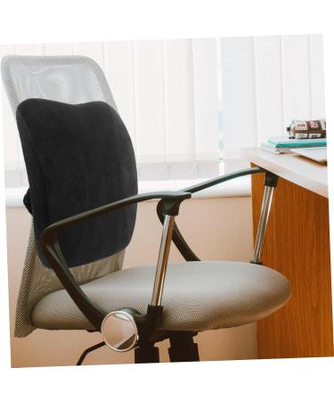 EXCEART 1pc Lumbar Support Memory Foam Lumbar Seat Foam Pad Pregnant Woman Black 39.00X33.00X8.00CM - Buy Online on GoSupps.com