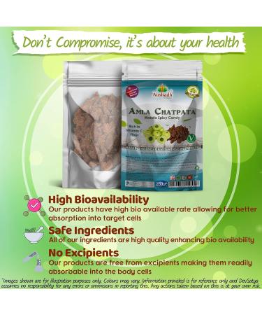 Aushadh Amla Chatpata Candy 250 g Natural - Buy Online on GoSupps.com