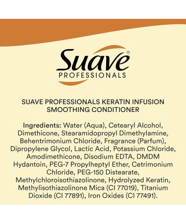 Suave Professionals Keratin Infusion Smoothing Shampoo & Conditioner, 28 oz (2 Pack) - Buy Online on GoSupps.com