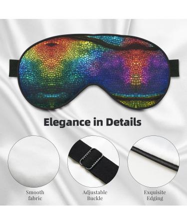 Classic Snake Skin Soft Sleep Eye Mask - Breathable Travel Eye Patch for Relaxation | Women s Sleep Accessories - Buy Online on GoSupps.com