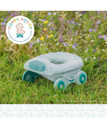 60 Biodegradable Potty Chair Liners - Universal Fit - Leak-Proof & Compostable - 3 Rolls of 20 Bags - Portable Potties - Buy Online on GoSupps.com