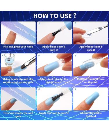 Makartt Galaxy Poly Nail Gel Kit - 15ML Builder Gel Set for Nail Extension, 6 Shimmer Night Sky Colors - UV/ Acrylic Gel All-in-One Starter Kit - Buy Online on GoSupps.com