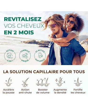 BioCeutics Hair Food Supplement Bioceutics - Growth Growth Anti Loss Anti Hair Loss - Men Women - Biotin Selenium Zinc Copper Iron Vitamin A B D E - 60 Capsules 30 Day Treatment - Buy Online on GoSupps.com