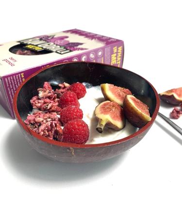 Raw Gorilla Keto Berry Granola Breakfast 6Pack 6 x 250g Vegan Organic No added sugar Gluten Free Low carb Weight Loss Ideal for diabetics - Buy Online on GoSupps.com