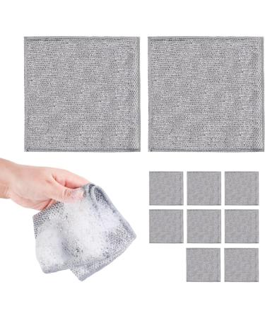 Non Scratch Wire Cloth Scratch Wire Dish Washing raag Wire Dishwashing raags Multipurpose Wire Dish Cloths Double Lint Cloth raags mircle Cleaning Cloths for Kitchen Sinks Pots Pans - Buy Online on GoSupps.com