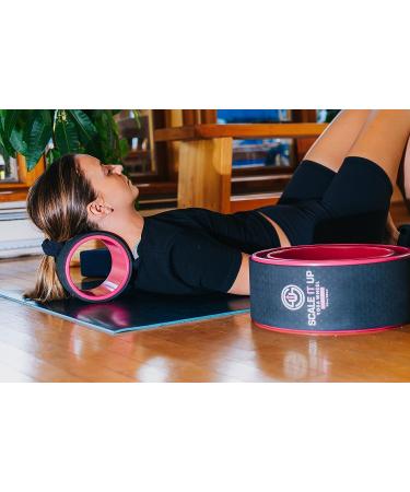 Scale It Up Yoga Wheel Set with Carrying Case - Back Pain Relief & Muscle Relaxation Roller Wheel for Balance, Flexibility, and Strength - Buy Online on GoSupps.com