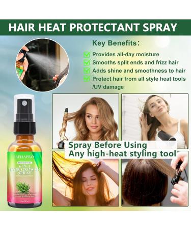 Hair Growth Shampoo and Conditioner Sets w/6 in 1 Heat Protectant Spray Rosemary Oil Biotin Keratin Caffeine Sulfate Free Hair Thickening Products for Thinning Hair & Hair Loss Gifts for Women Men - Buy Online on GoSupps.com