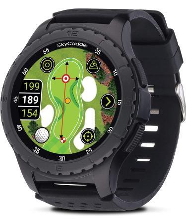 SkyCaddie LX5 GPS Golf Watch | Touchscreen Display | HD Color CourseView Maps | Black (Small) - Buy Online on GoSupps.com