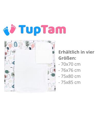 Tuptam Wrap Edition - 2 Terry Trains MAR02579 Hedgehog in the Forest/Mint 70x70 cm - International Shipping Available - Buy Online on GoSupps.com