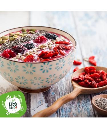 Organic Goji Berry from Tibet - 200 gr. Organic Sun-dried Goji Berries without Additives and Sulphurates. Dry Fruit Rich in Vitamins Energy and Antioxidant. Goji Berries Raw and Organic. - Buy Online on GoSupps.com