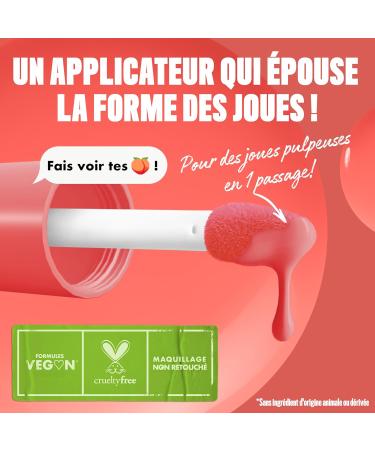 NYX Professional Makeup - Blush Liquide Illuminateur - Joues Pulpeuses et Color es - Formule Vegan - 24H d'Hydratation - 12H de Tenue - Fat Cheeks Blush - Teinte : Papaya Plum - Buy Online on GoSupps.com