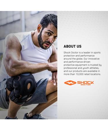Shock Doctor 872 Knee Brace - Premium Support for ACL/PCL Injuries Meniscus Sprains & Hyperextension - XLarge Size for Men & Women | International Shipping Available - Buy Online on GoSupps.com