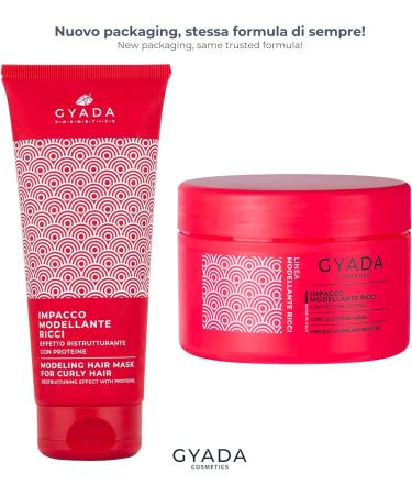  GYADA COSMETICS GYADA COSMETICS Curly Styling Pack for brittle and frizzy hair increases curl hold intense detangling and elasticizing action with hydrolyzed plant proteins 250 ml - Buy Online on GoSupps.com