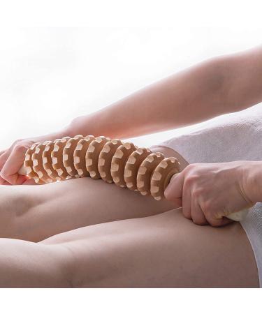Hovom Wood Therapy Roller - Colombian Maderoterapia Anti-Cellulite Tool - Buy Online on GoSupps.com