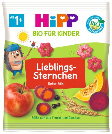 HiPP Organic for Children Snack Products Favorite Stars Pack of 9 (9 x 30g) DA82016 Favorite Stars 30g 30g Favorite Stars - Buy Online on GoSupps.com