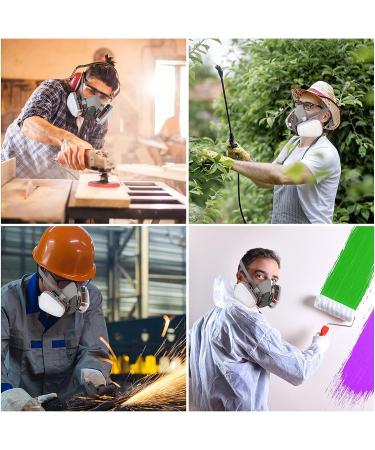 Reusable Half Face Cover - 6200 Respirator for Paint, Dust, Formaldehyde - Protection Against Chemicals - Buy Online on GoSupps.com