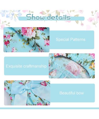 Pet Bowknot Princess Dress - Floral Vest Skirt for Small Dog Cat - Rosette Sundress - Summer Apparel (L 7-9lbs) - Buy Online on GoSupps.com