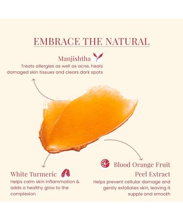 Ayurvedic Face Balm - Luminous Radiance | Brightening & Calming for Sensitive Skin | Blood Orange White Turmeric & Manjishtha - 30g - Buy Online on GoSupps.com