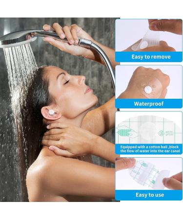 120 Waterproof Ear Covers for Shower & Swimming | Ear Stickers & Protectors for Water Sports - Buy Online on GoSupps.com