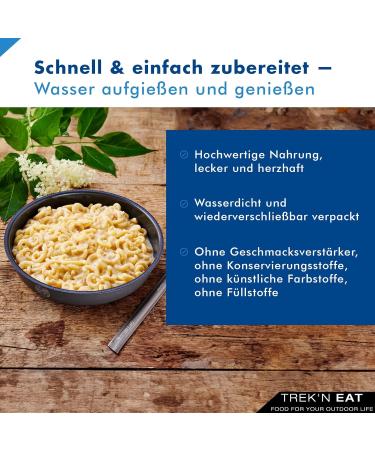 Trekn Eat Mac n Cheese - Gourmet Instant Meal | Eco-Friendly & Convenient International Shipping - Buy Online on GoSupps.com