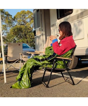 YDYJKI Emergency Survival Sleeping Bag 2 Pack - Waterproof Thermal Sack Blanket for Camping & Hiking (Green) - Buy Online on GoSupps.com