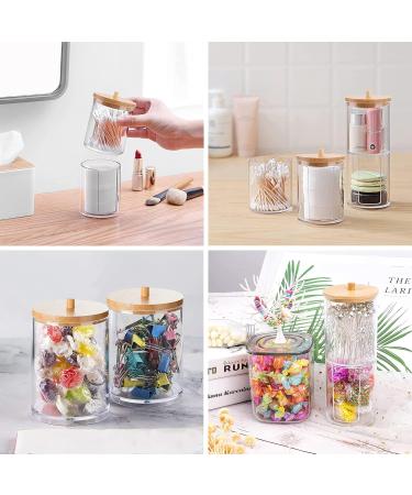 Premium Cotton Pads Container Box | Stylish Swab Holder & Storage Solution for Living Room Bedroom & Bathroom - Buy Online on GoSupps.com