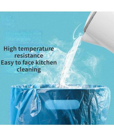 6 Rolls of Garbage Bags Disposable Plastic Point Break Flat Garbage Bags Black Suitable for Offices bedrooms Kitchens and Other Places - Buy Online on GoSupps.com