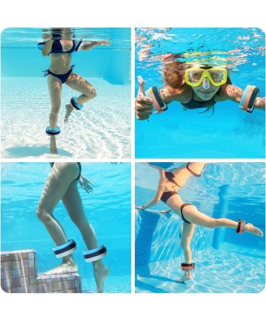 Buy Foam Swimming Cuffs - Water Aerobic Rings with Velcro | Ankle Weights & Arm Belts for Pool Fitness | International Shipping - Buy Online on GoSupps.com