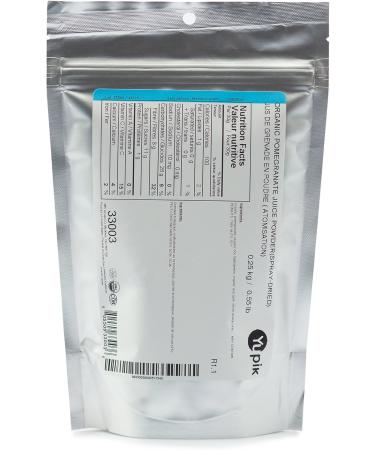 Yupik Organic Pomegranate Juice Powder Non-GMO Vegan Gluten-Free 250g 41.67 g (Pack of 6) - Buy Online on GoSupps.com