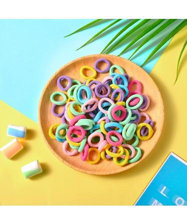 PROUSKY 100 Pieces Colorful Hair Bands Elastic Hair Ties for Women Hair Bands Hair Bobbles for Girls Hair Band Hair Ties Hair Bands For Men Hairbands Women Elastic Hair Bands candy color - Buy Online on GoSupps.com