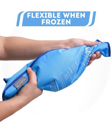Truhealth Extra Large Hot & Cold Gel Ice Pack - Reusable Therapy Compress - Blue (1 Count) - Buy Online on GoSupps.com