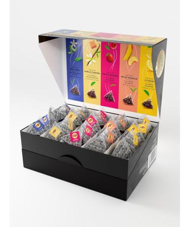 Lipton Coffret Th s Noirs Sensations 50 Sachets Pyramid  - Buy Online on GoSupps.com