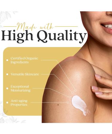 Organic Tallow & Cocoa Butter Balm | 2 oz | Vitamin-Rich Hydrating Moisturizer for Face & Body | Herb-Infused Essential Oils - Buy Online on GoSupps.com