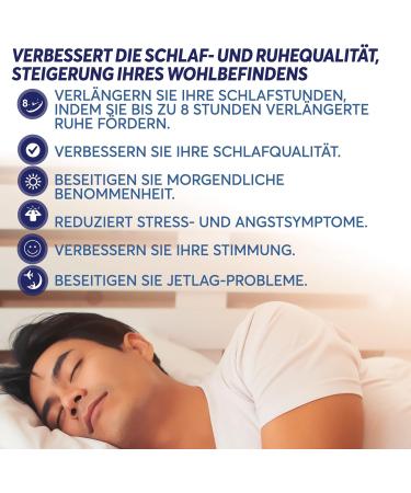 100% Pure Melatonin + L-Theanine + Vitamin B6 - High Solubility Sleep Aid | 8 Hours of Natural Relaxing Sleep | 90 Capsules for Effortless Rest - Buy Online on GoSupps.com