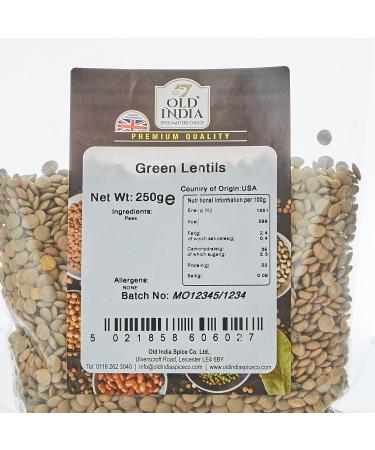 Old India Green Lentils 250g - Buy Online on GoSupps.com