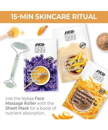 Nykaa Naturals Skin Secrets Bubble Sheet Mask - Besan & Turmeric for Clear Anti-Aging Brightening Skin | 0.67 oz - Buy Online on GoSupps.com