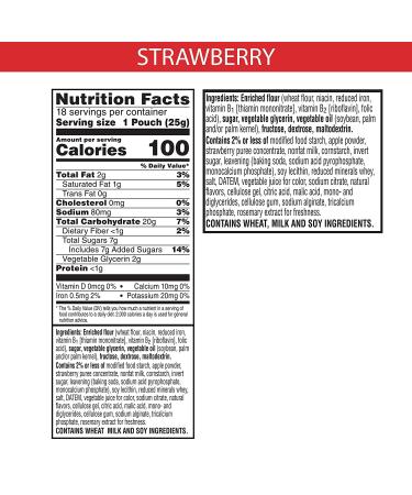 Kellogg's Special K Strawberry Pastry Crisps 100 Calorie Snacks 15.84oz Value Size (36 Crisps) - Buy Online on GoSupps.com