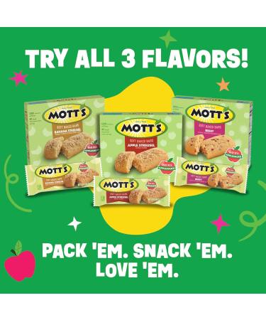 Mott's Soft Baked Bars Apple Streusel Made with Applesauce 6 Ct 5.76 oz Apple Streusel 5.76 oz. (6 bars per box) - Buy Online on GoSupps.com