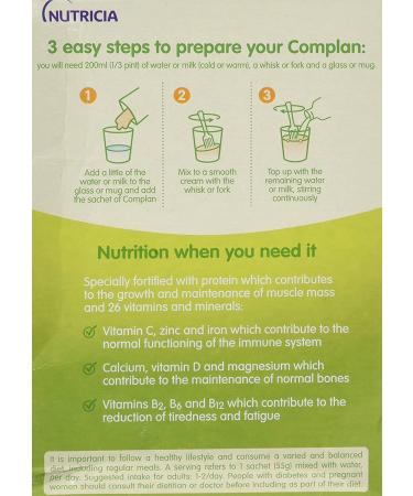 Complan Vanilla 4 Sachets - Nutritious Meal Replacement for Energy Boost - Buy Online on GoSupps.com