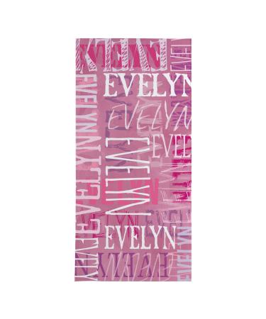 Let's Make Memories Personalized Beach Towel - Custom Cotton/Poly Blend Pool Towel - Pink - Personalize with Your Name - 30" x 60"