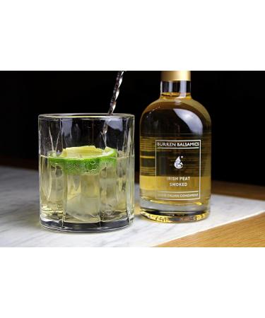 Burren Balsamics Irish Peat Smoked White Balsamic Vinegar of Modena 200ml - Authentic Irish Peat Smoked Flavor - Buy Online on GoSupps.com