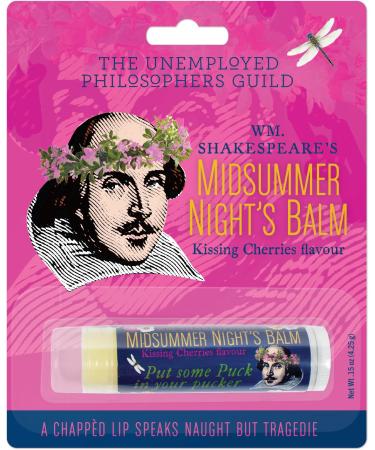 Shakespeare's Midsummer Night's Lip Balm Tube - Made in The USA