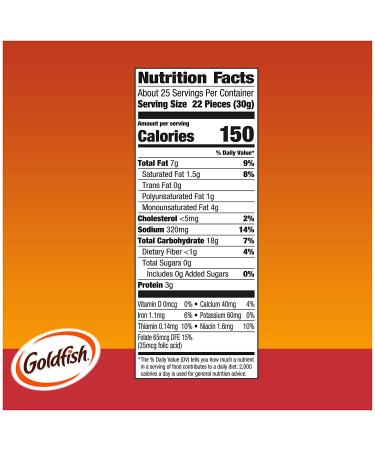 Goldfish Mega Bites Sharp Cheddar Crackers - 26.7 Oz Carton - Buy Online on GoSupps.com