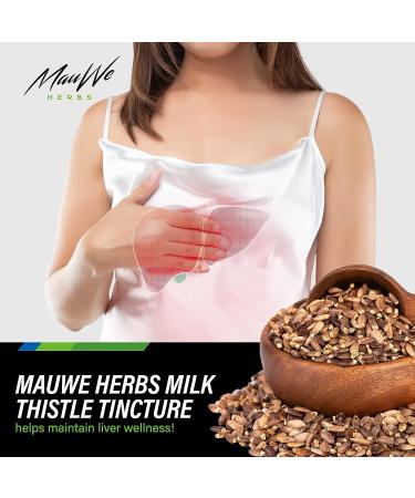 Organic Milk Thistle Liver Detox Drops - 4 fl. Oz - Liver Support Supplement - Buy Online on GoSupps.com