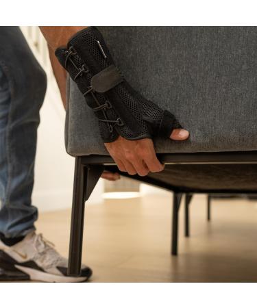 Quick-Strap Wrist & Thumb Spica Splint for De Quervain's Tenosynovitis | Tendonitis & Arthritis Support Brace | Right Hand S/M - International Shipping Available - Buy Online on GoSupps.com
