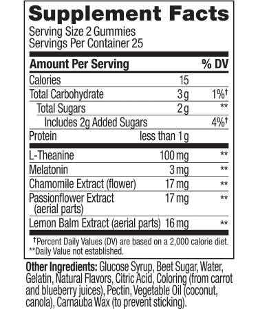 OLLY Sleep Gummy 50 Count - Natural Sleep Aid Supplement - Buy Online on GoSupps.com