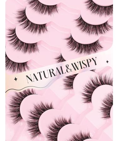Natural Mink Eyelashes - Wispy False Lashes for a Natural Look | KD01 Cat Eye Lashes - Buy Online on GoSupps.com