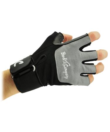 Bad Company Fitness Gloves Strong Old Monkey I Training gloves made of leather including wrist support 18 cm - 20 cm handheld range (m)