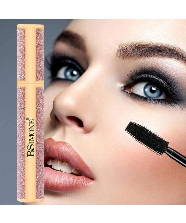 Mascara Black Volume and Length 4D Silk Fiber Lash Mascara - Long-Lasting Water-Resistant Formula Mascara with Straight-Shaped Brush for Length Lash Extending Luckyda - Buy Online on GoSupps.com